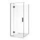900*900*1950mm Gunmetal Grey Frameless Swing Door Square Shower Box 900*900*1950mm Gunmetal Grey Frameless Swing Door Square Shower Box